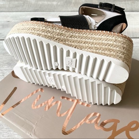 CROWN VINTAGE Daylen Espadrille Wedge NWT/NIB - Picture 7 of 8